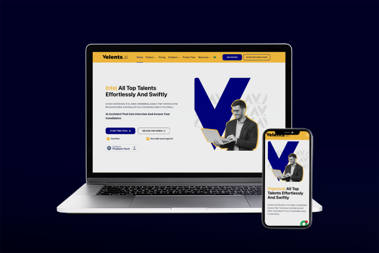 Velents.ai – Online Company Profile Design